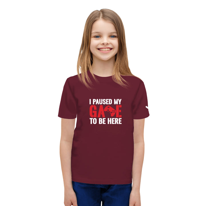 I Paused My Game To Be Here Tshirt Mens, Funny Slogan T-shirts Buy Online, Purchase t-shirt slogans for college students Online, Order funny slogan t-shirts womens at Just Adore