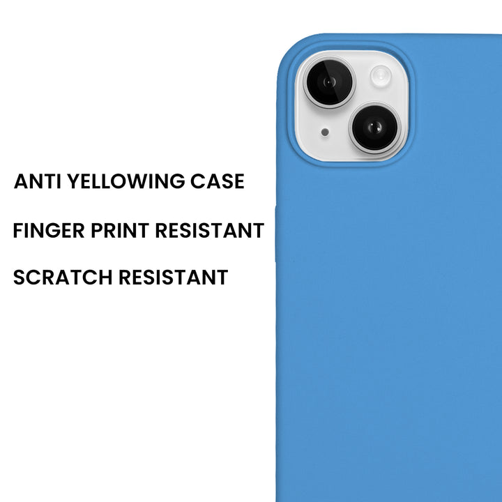 Silicone Case for iPhone 14, Matt Finish, Hard Case - 10 Colors - Just Adore