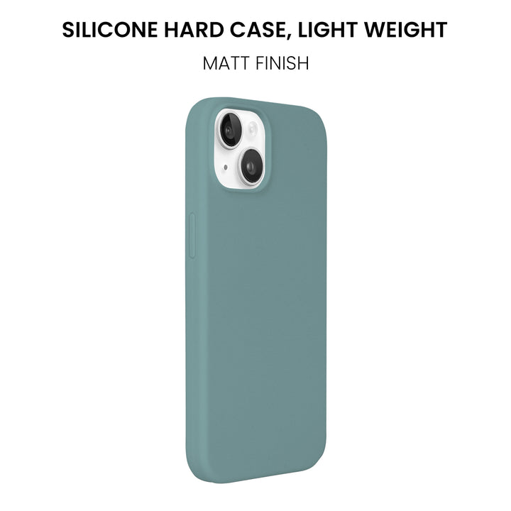 Silicone Case for iPhone 14, Matt Finish, Hard Case - 10 Colors - Just Adore