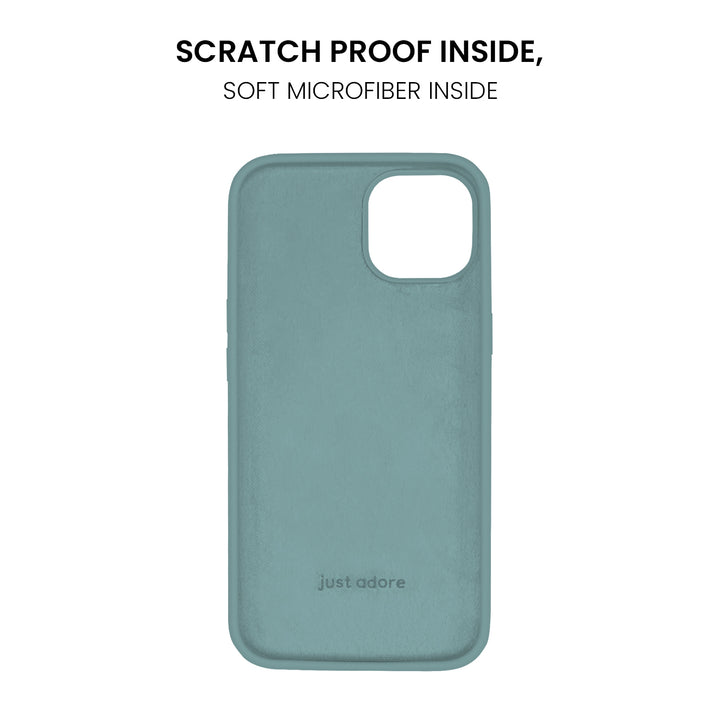 Silicone Case for iPhone 14, Matt Finish, Hard Case - 10 Colors - Just Adore