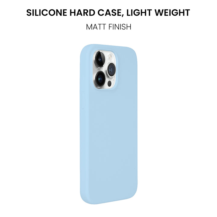 Silicone Case for iPhone 14 Pro Max, Matt Finish, Hard Case - 10 Colors - Just Adore