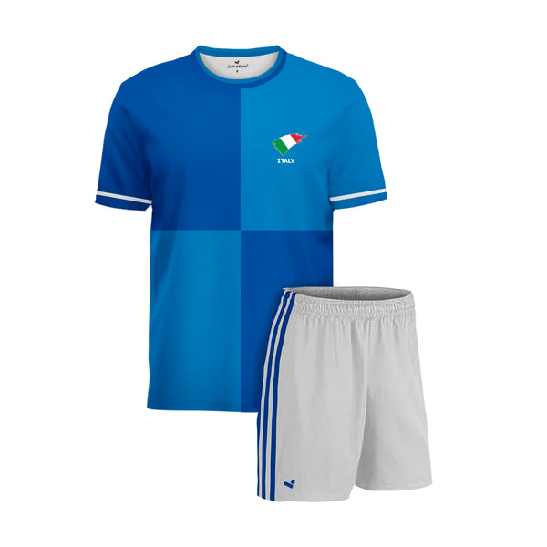 Italy Football Team Fans Home Jersey Set