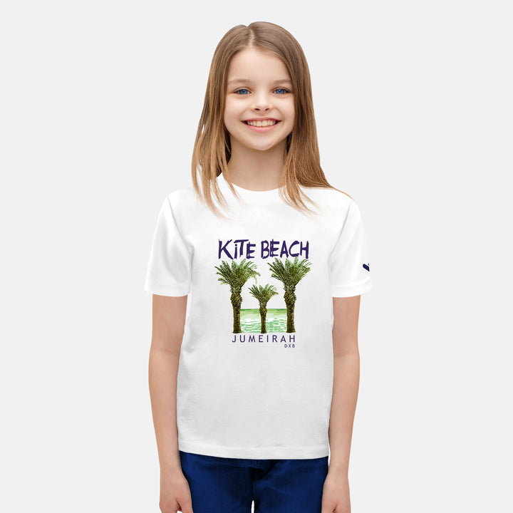 Kite Beach Cotton Tshirt. Round Neck T-shirt for Kids. All day comfortable go to T-shirt. Designed in such a way that you can pair it up with the Jean by creating a super stylish look. Shop Only at Just Adore.