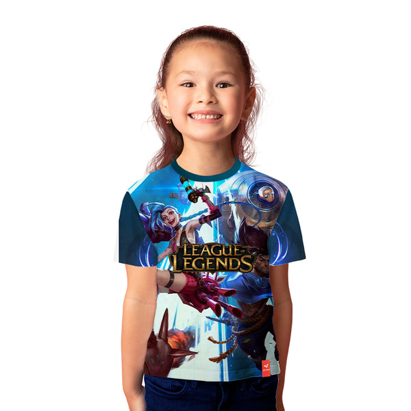 League of Legends Multicolor Printed Kids Tshirt