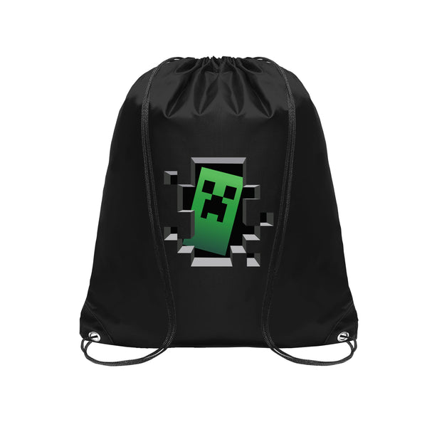 Shop Minecraft String Bags online, Buy Creeper printed Drawstring Bags online, Purchase Minecraft Creeper Backpacks at online store, Browse Backpacks for adults at Just Adore®