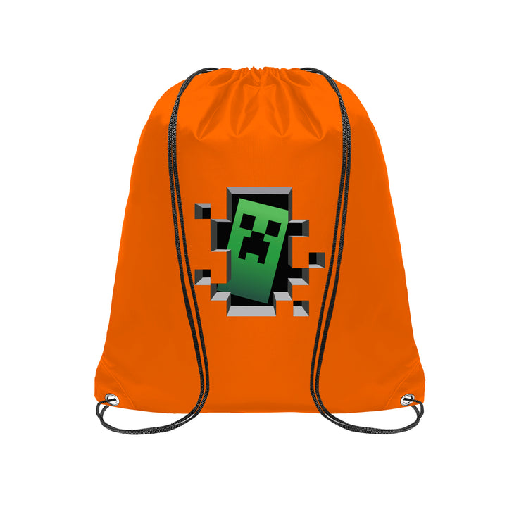 Shop Minecraft String Bags online, Buy Creeper printed Drawstring Bags online, Purchase Minecraft Creeper Backpacks at online store, Browse Backpacks for adults at Just Adore®