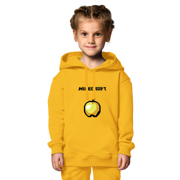 Shop Minecraft Apple Designed Hoodie Online, Buy Minecraft Yellow Apple Hoodies for Kids at online,, Order Minecraft Video Gamer Merchandises for Kids and Adult at Just Adore®