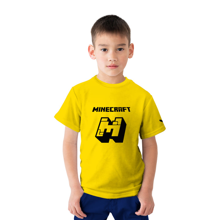 Buy Minecraft Letter M Designed Tshirts Online, Shop Minecraft Tees for Kids at online, Purchase Minecraft Characters T-shirt for Kids online shopping Dubai, UAE. Order Minecraft Merchandizes for Kids and Adult at Just Adore®.
