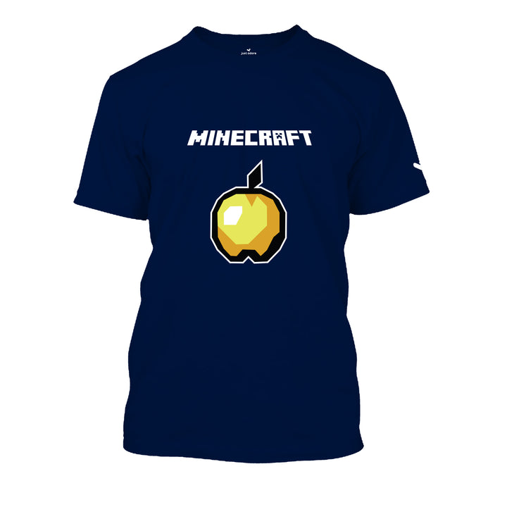 Shop Minecraft Apple Designed Tshirts Online, Buy Minecraft Yellow Apple T-shirt for Kids at online,, Order Minecraft Video Gamer Merchandises for Kids and Adult at Just Adore®