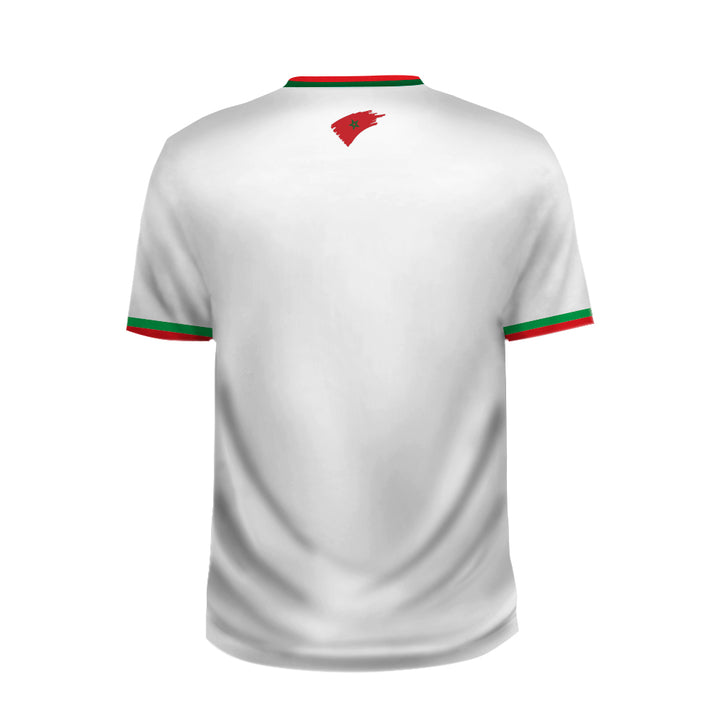 Buy Morocco Football Away Jersey 2022 online, Morocco Football Away jersey number and name customized shop online, Order Morocco away kit at online store, Purchase morocco national soccer team 2022 jersey in Dubai Purchase all Football teams jerseys for adult & kids & International shipping at Just Adore