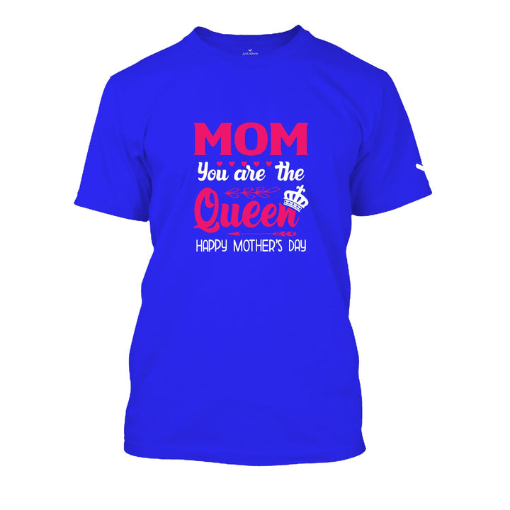 Shop mother's day clothing at online,  t-shirts for mother's buy online, Purchase Mom you are the Queen tees at online store, Order various mothers day special quoted tshirts for adult and kids at Just Adore®.