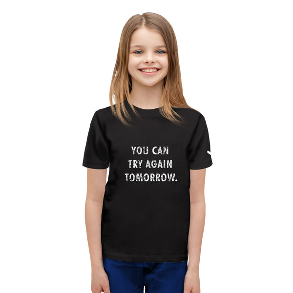Motivation Tshirt - Try Again Tomorrow T-shirt. Funny quotes t-shirts, famous quotes t-shirts. Crazy printed unisex and kids tshirts buy online only on just adore.    Try Again Tomorrow T-shirt. Wear Comfortable clothes when you fly, the best preference is t-shirt and jeans. Choose your favorite pair of clothes from Just Adore. 