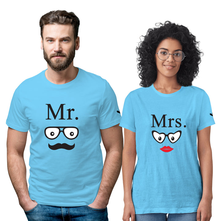 Buy Funny Mr and Mrs Shirts online, Shop Valentines day Couple T-shirt at store, Mr and Mrs Tshirts order online, Purchase Romantic tees for Men and Women at Just Adore