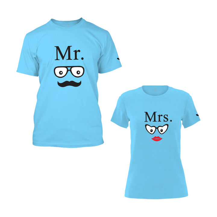 Buy Funny Mr and Mrs Shirts online, Shop Valentines day Couple T-shirt at store, Mr and Mrs Tshirts order online, Purchase Romantic tees for Men and Women at Just Adore®