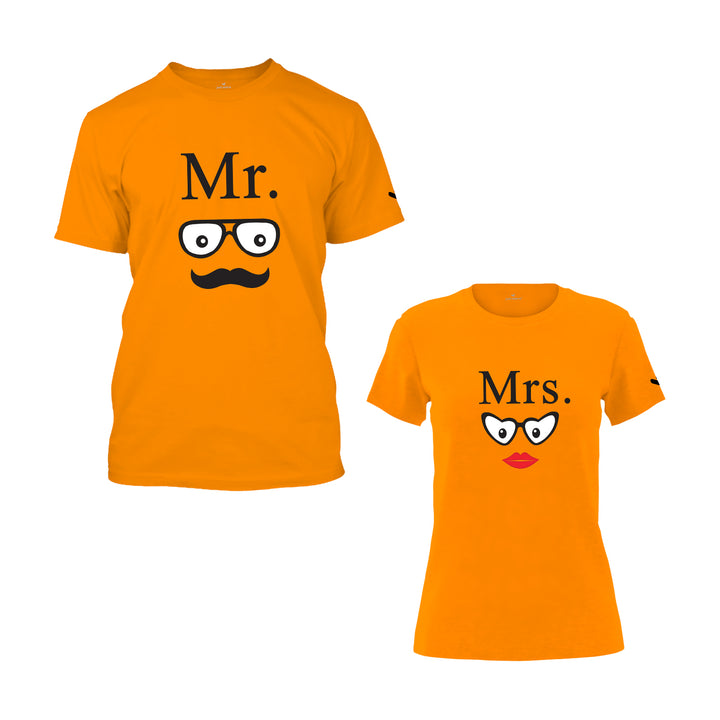 Buy Funny Mr and Mrs Shirts online, Shop Valentines day Couple T-shirt at store, Mr and Mrs Tshirts order online, Purchase Romantic tees for Men and Women at Just Adore®