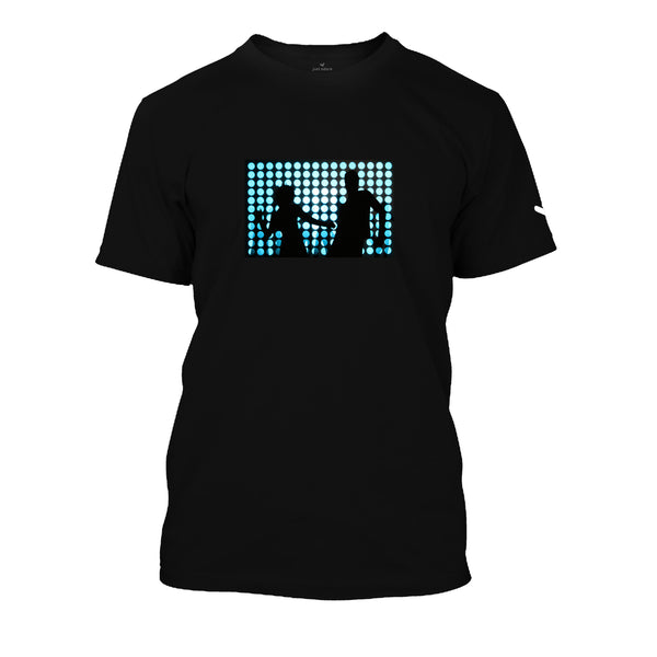 Buy Night Party LED tees online, Shop sound activated LED flash tees at UAE, Order best LED flashing party Tshirts for men's and women's at online store, Purchase Various LED designed t-shirts for kids and adult at Just Adore®