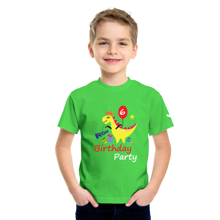 Personalized birthday tshirts for toddlers online shopping, Get dinosaur designed for tshirts for kids online, Order birthday tees for kids, Purchase happy birthday tshirts for boys and girls only at Just Adore