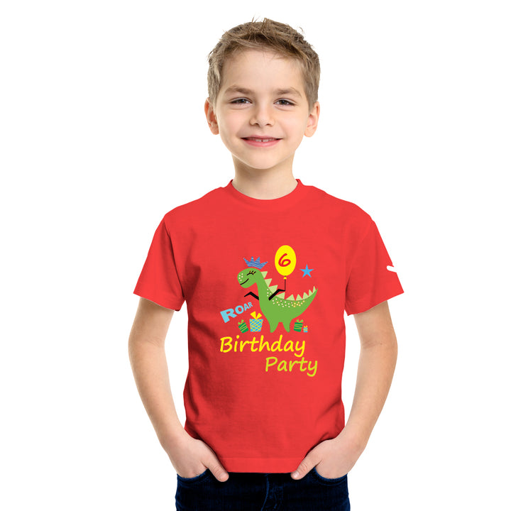 Personalized birthday tshirts for toddlers online shopping, Get dinosaur designed for tshirts for kids online, Order birthday tees for kids, Purchase happy birthday tshirts for boys and girls only at Just Adore