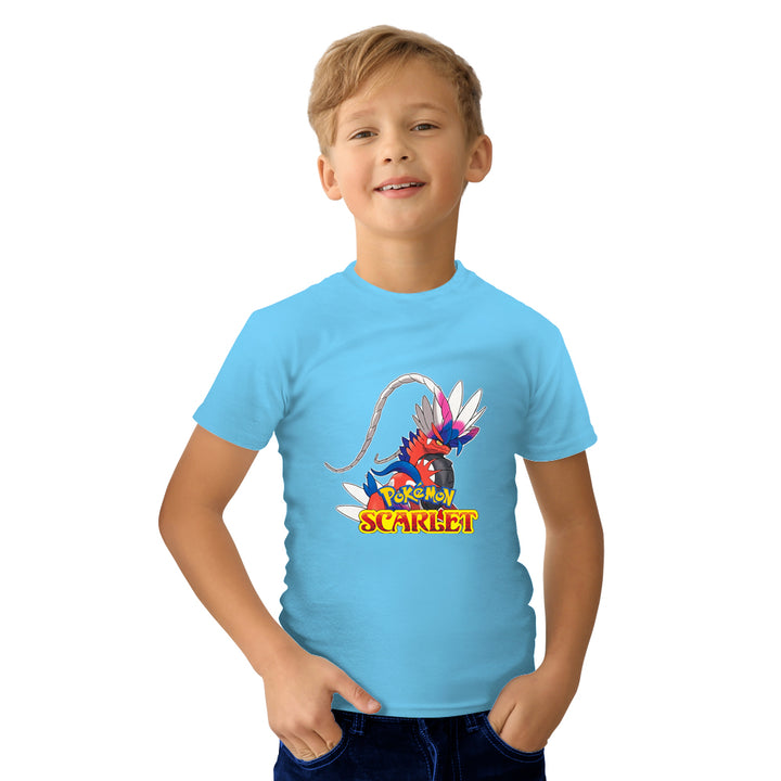 Pokemon Scarlet Kids Tshirt - Just Adore