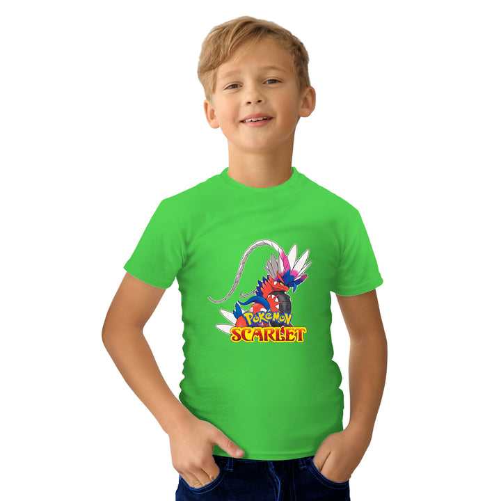 Pokemon Scarlet Kids Tshirt - Just Adore