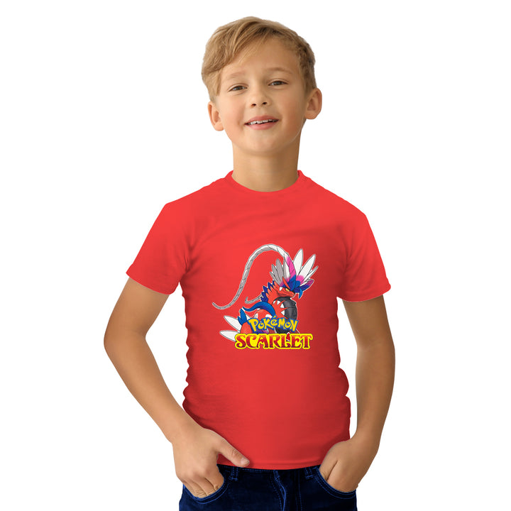 Pokemon Scarlet Kids Tshirt - Just Adore