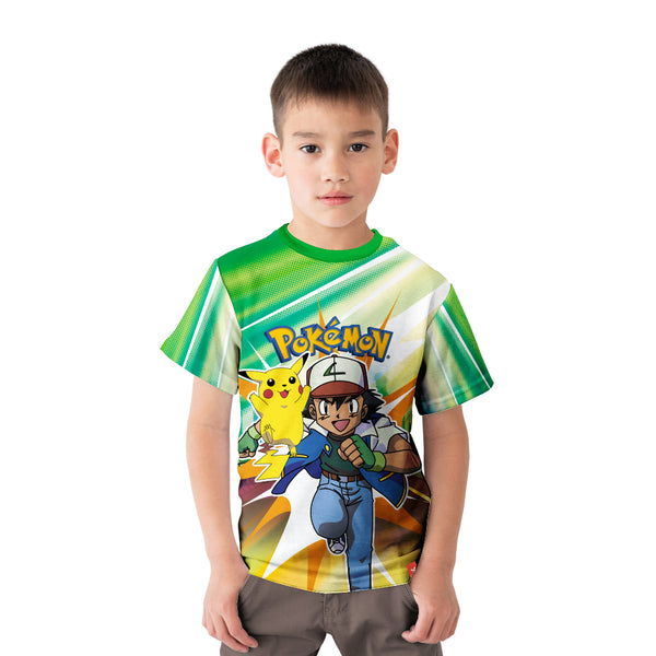 Pokemon Multicolored Tshirt for Kids