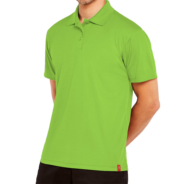 Mesh Polo Tshirt, Unisex - Light Colors, MOQ - 12 pcs (Mixed Sizes)