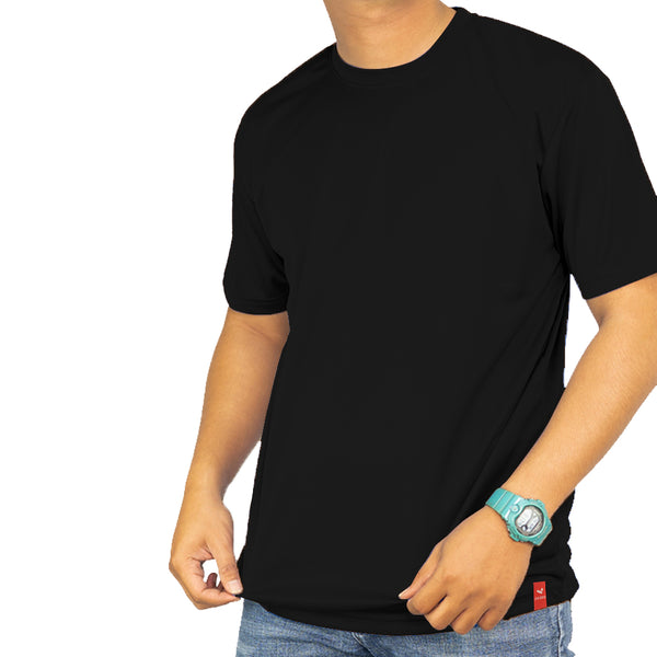 Round Neck Mesh T-shirt, Short Sleeve, Unisex-Dark Colors, MOQ - 12 pcs (Mixed Sizes)