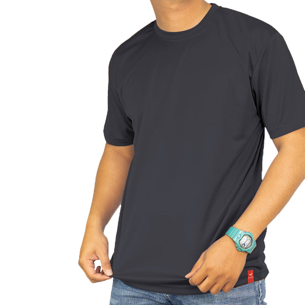 Round Neck Mesh T-shirt, Short Sleeve, Kids - Dark Colors, MOQ - 12 pcs (Mixed Sizes)