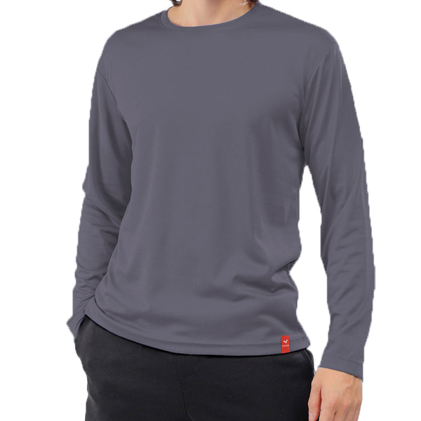Round Neck Mesh T-shirt, Long Sleeve, Unisex - Light Colors, MOQ - 12 pcs (Mixed Sizes)