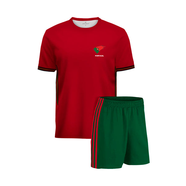 Portugal Football Team Fans 2021 Jersey Set