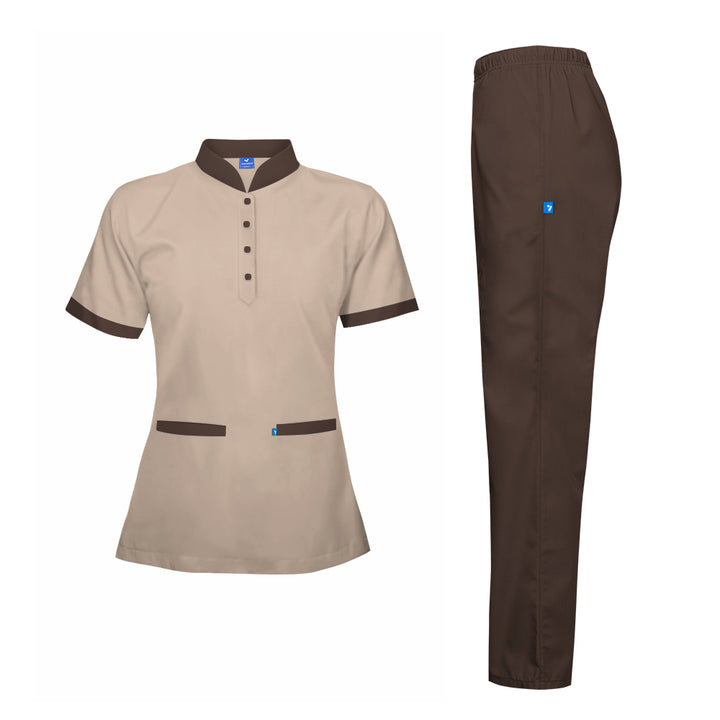 Buy professional maid uniform Set Online, Purchase maid uniform dress set at online, Order Household uniform online all over UAE, Shop Premium house cleaner uniform for female only at Just Adore®