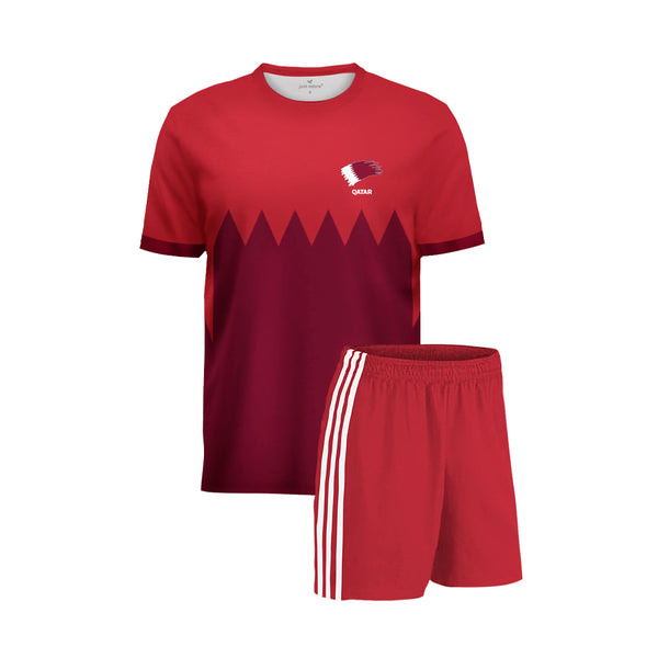Qatar Football Team Fans 2021 Jersey Set