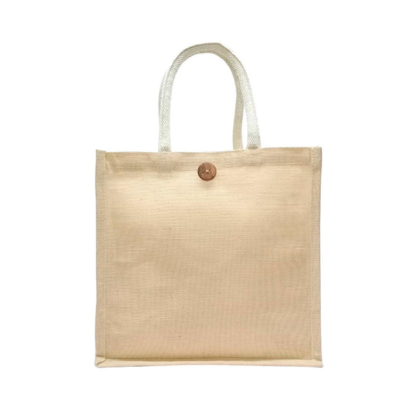 Buy Reusable shopping bags online, Natural color tone bags Shop at online store, Get Jute and cotton mixture bag for shopping, Order premium quality juco bags with printing online, Purchase various shopping bags in wholesale at Just Adore®