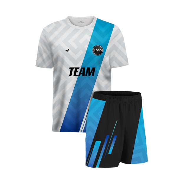 Numbered Soccer jerseys with Shorts MOQ - 11 Sets