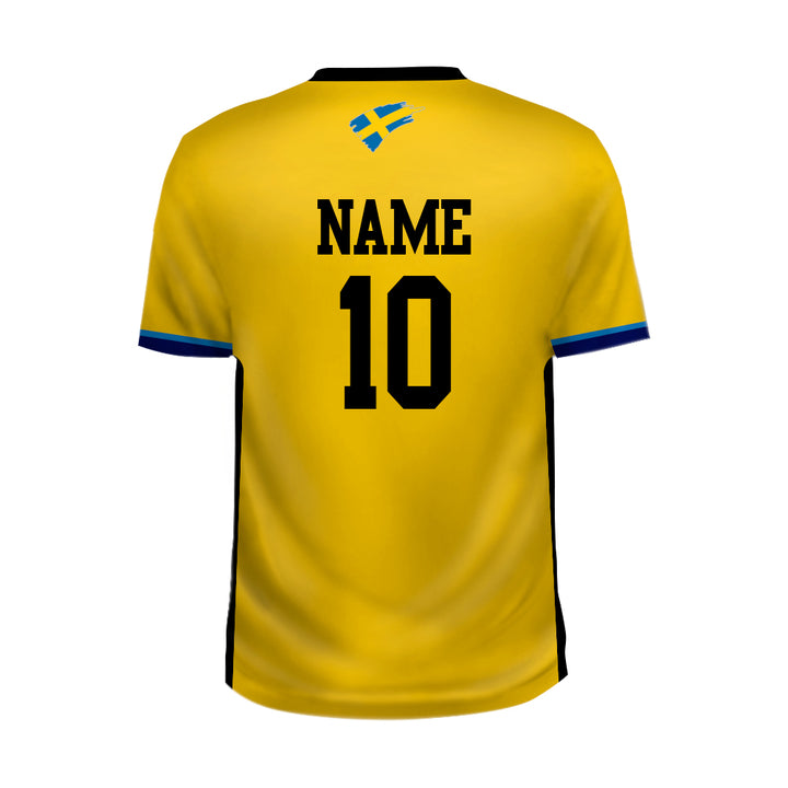 Sweden Football Team Fans Home Jersey - Just Adore