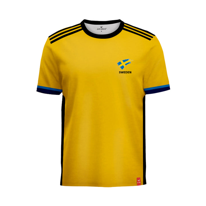 Sweden Football Team Fans Home Jersey - Just Adore