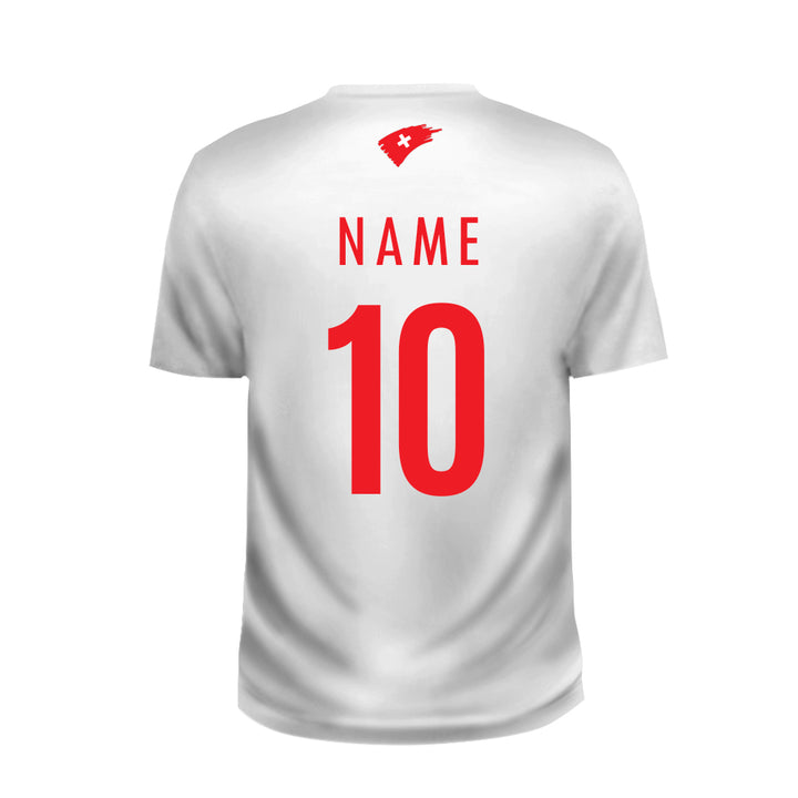 Shop Switzerland Away kit online, Switzerland Football Away jersey number and my name customized Buy online, Get Switzerland football shirt at online store, Purchase Switzerland world cup soccer Away kit all over UAE Purchase all Football teams jerseys for adult & kids & International shipping at Just Adore