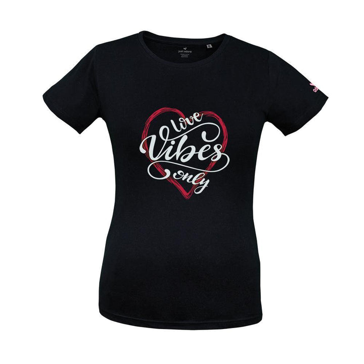Love Vibes Organic Cotton Tee - Women - Just Adore