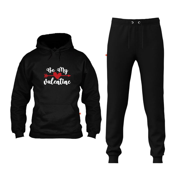 Be my valentine Hoodie for adult buy online, Shop Heart Hoodies for Valentines Day at online store, Valentine brand Hoodie and Jogger set at online shopping, Order valentine clothing brand online shopping at Just Adore®.