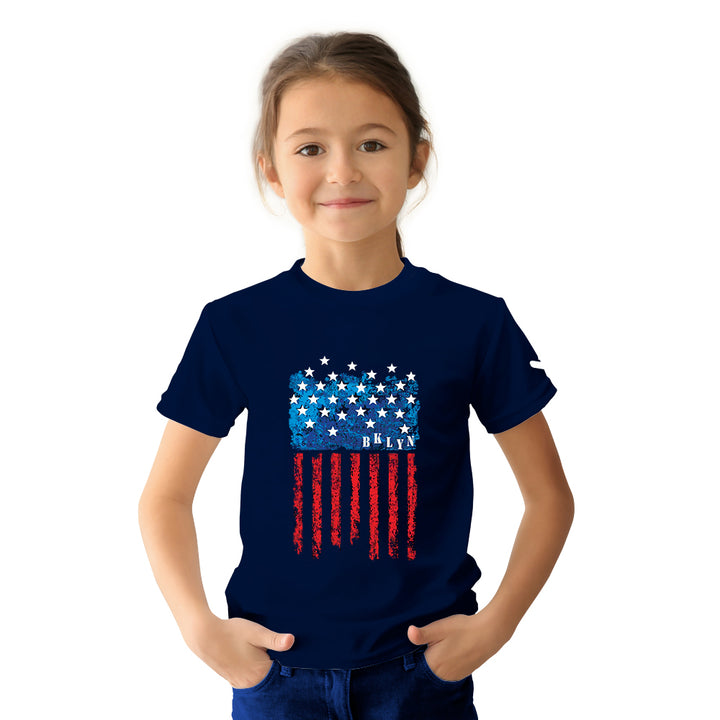 Vintage Brooklyn T-shirts for kids, Buy Brooklyn Tees online, Shop online Brooklyn Kids Tshits, Brooklyn T-shirts with USA Flag Printing Buy online for kids, Adults Shop online at Just Adore