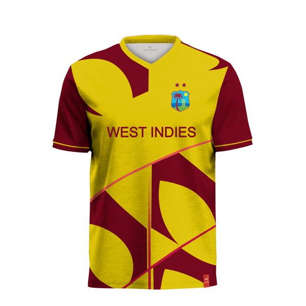 West Indies Cricket Team T20 Jersey buy online, Shop West Indies cricket jersey numbers customized online, West Indies T20 World Cup jersey at online store, Purchase West Indies Cricket merchandise for adult & kids at Just Adore