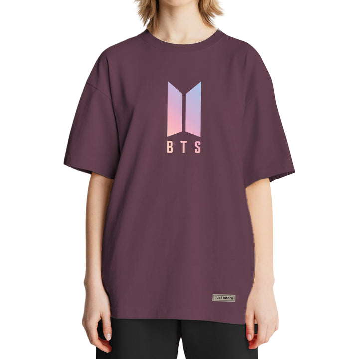 Oversized Women BTS Tshirt - Just Adore