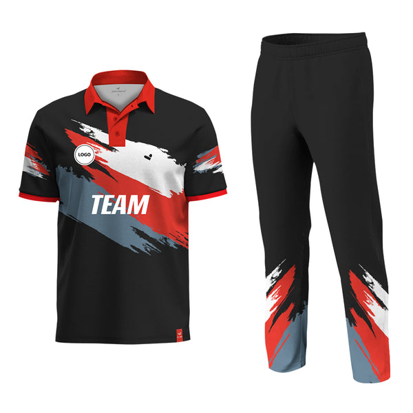 Digital Printed Cricket Team Uniform Set - Full Sublimation, MOQ - 11 Sets